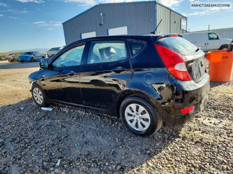 KMHCT5AE4HU353398 — 2017 Hyundai Accent, фото 2 с аукциона Copart, Передняя часть