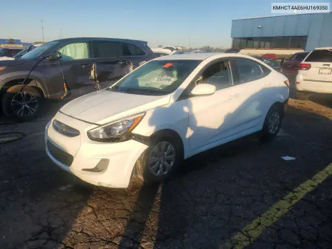 KMHCT4AE6HU169350 — 2017 Hyundai Accent, Сторона, фото до ремонта