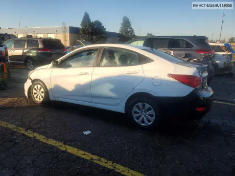 2017 Hyundai Accent Se VIN KMHCT4AE6HU169350 фото 2