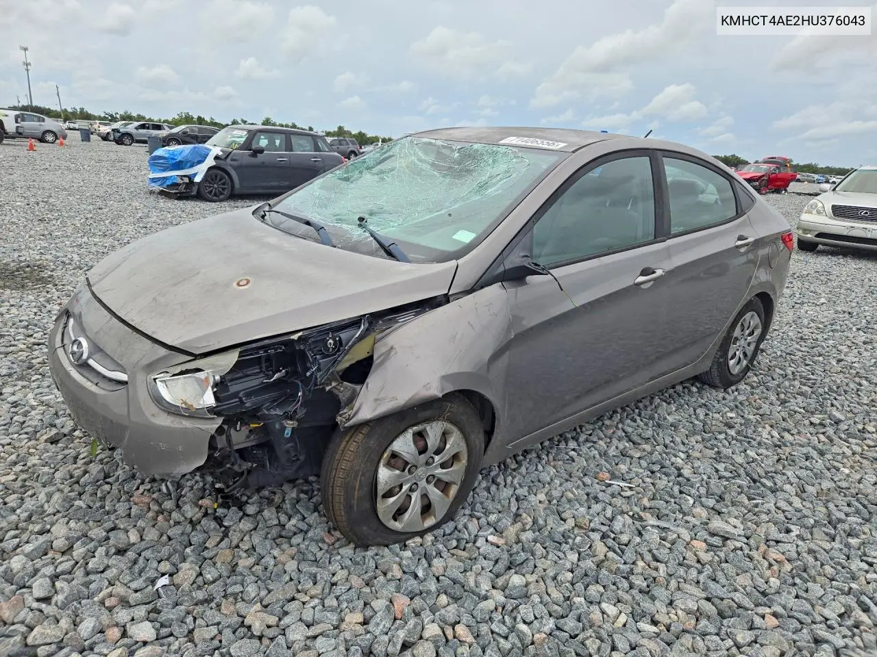 2017 Hyundai Accent Se VIN KMHCT4AE2HU376043 фото 1