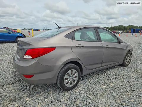 2017 Hyundai Accent Se VIN KMHCT4AE2HU376043 фото 3