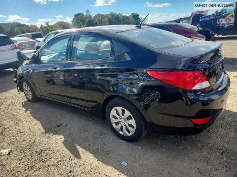 2017 Hyundai Accent Se VIN KMHCT4AE9HU355495 фото 2
