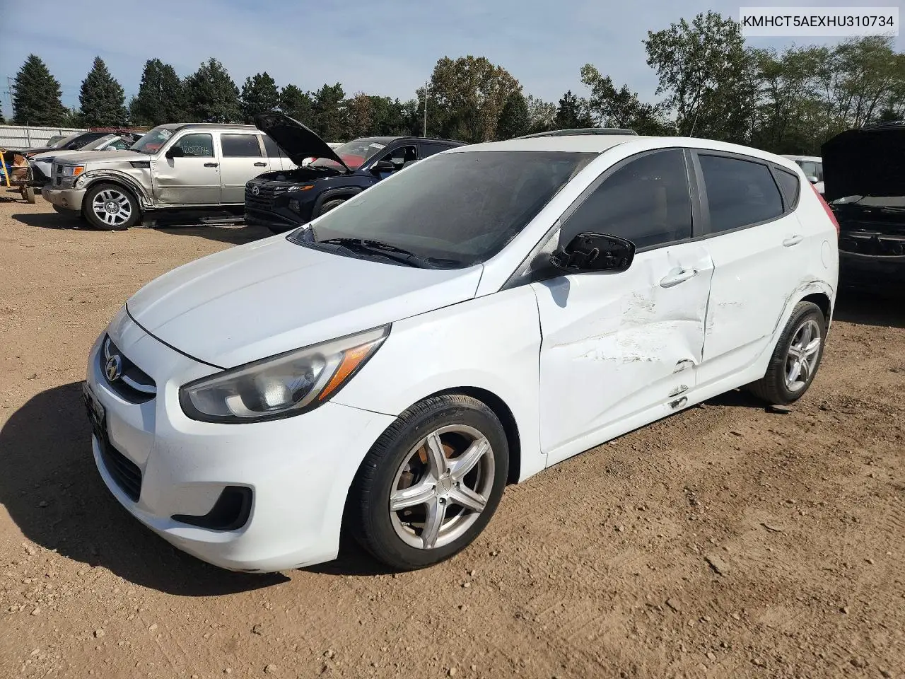2017 Hyundai Accent Se VIN KMHCT5AEXHU310734 фото 1
