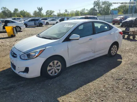KMHCT4AE7HU359223 — 2017 Hyundai Accent, Сторона, фото до ремонта