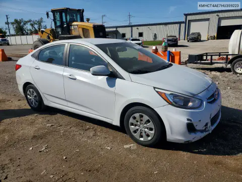 2017 Hyundai Accent Se VIN KMHCT4AE7HU359223 фото 4