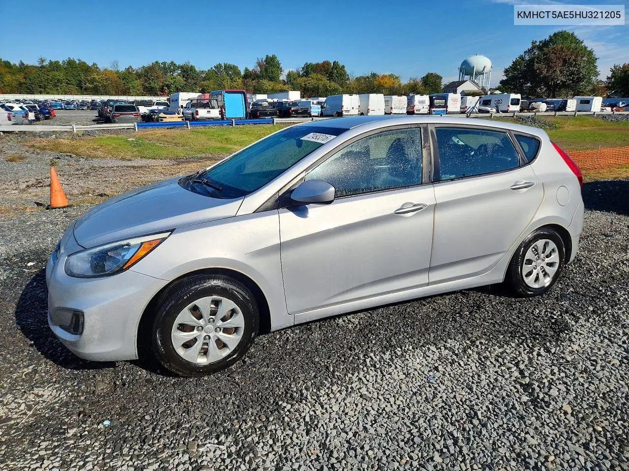 2017 Hyundai Accent Se VIN KMHCT5AE5HU321205 фото 1