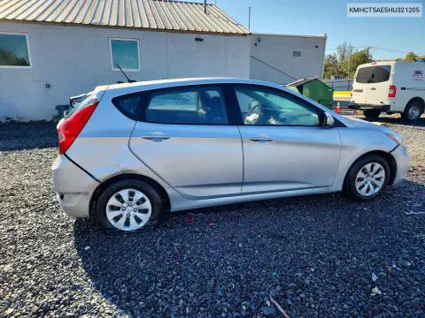 2017 Hyundai Accent Se VIN KMHCT5AE5HU321205 фото 3