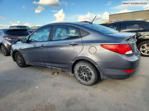 KMHCT4AE3HU182203 — 2017 Hyundai Accent, фото 2 с аукциона Copart, Передняя часть