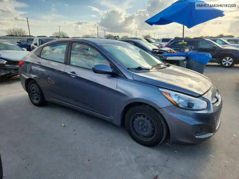 KMHCT4AE3HU182203 — 2017 Hyundai Accent, фото 4 с аукциона Copart, Передняя часть