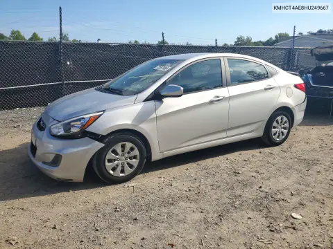 KMHCT4AE8HU249667 Hyundai Accent 2017 — повреждение Задняя часть, фото до ремонта
