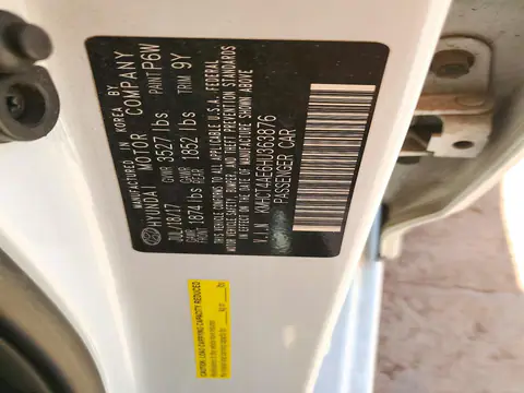 KMHCT4AE6HU363876 — 2017 Hyundai Accent, Задняя часть, фото до ремонта