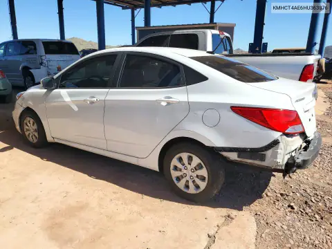 KMHCT4AE6HU363876 — 2017 Hyundai Accent, фото 2 с аукциона Copart, Задняя часть