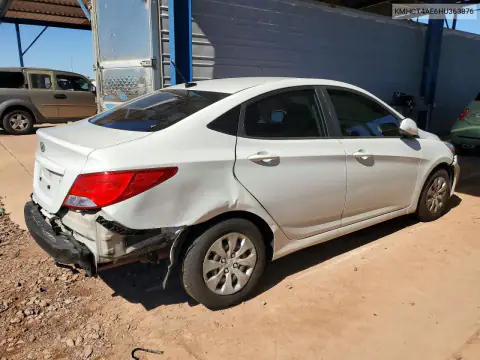 KMHCT4AE6HU363876 — 2017 Hyundai Accent, фото 3 с аукциона Copart, Задняя часть