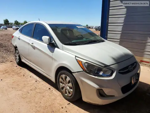 KMHCT4AE6HU363876 — 2017 Hyundai Accent, фото 4 с аукциона Copart, Задняя часть