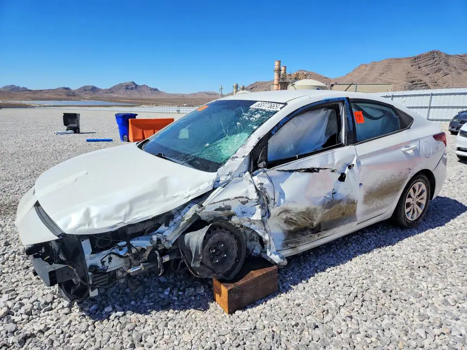 3KPC24A30JE014111 Hyundai Accent 2018 — повреждение Передняя часть, фото до ремонта