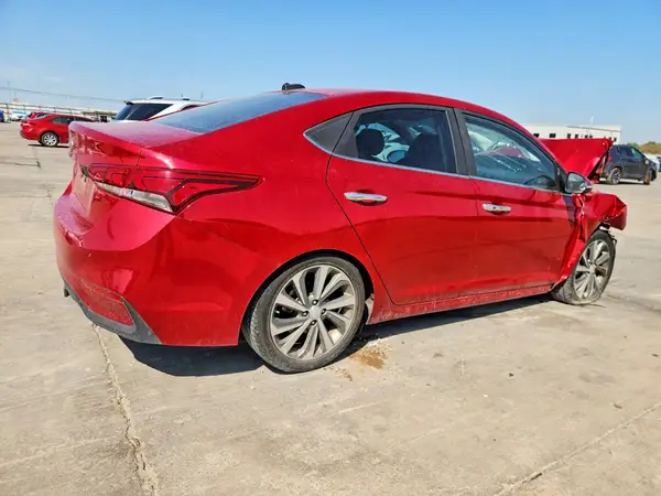 3KPC34A33JE021552 — 2018 Hyundai Accent, фото 3 с аукциона Copart, Передняя часть