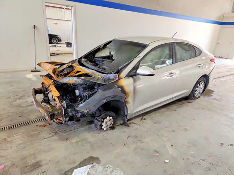 3KPC24A32KE066504 — 2019 Hyundai Accent, Пожар (Burn), фото до ремонта