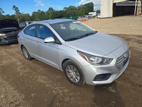2019 Hyundai Accent Se VIN 3KPC24A39KE039493 фото 4