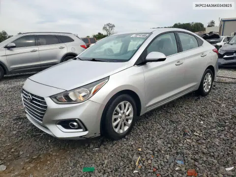 3KPC24A36KE043825 — 2019 Hyundai Accent, Передняя часть, фото до ремонта