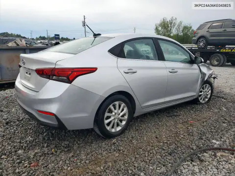 2019 Hyundai Accent Sel VIN 3KPC24A36KE043825 фото 3