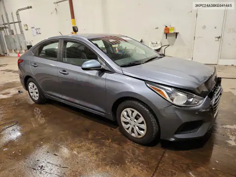 2019 Hyundai Accent Se VIN 3KPC24A38KE041445 фото 4