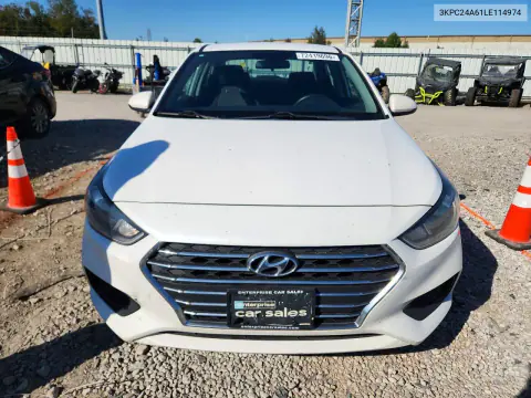 2020 Hyundai Accent Se VIN 3KPC24A61LE114974 фото 5