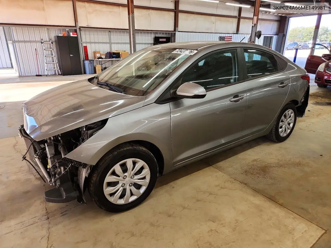 2021 Hyundai Accent Se VIN 3KPC24A66ME149981 фото 1