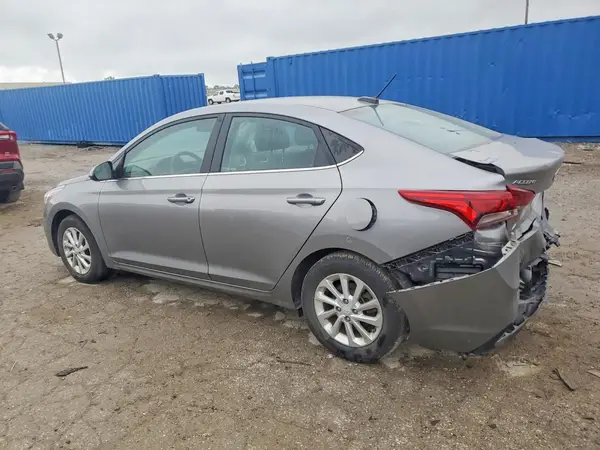 3KPC24A6XNE185979 — 2022 Hyundai Accent, фото 2 с аукциона Copart, Задняя часть