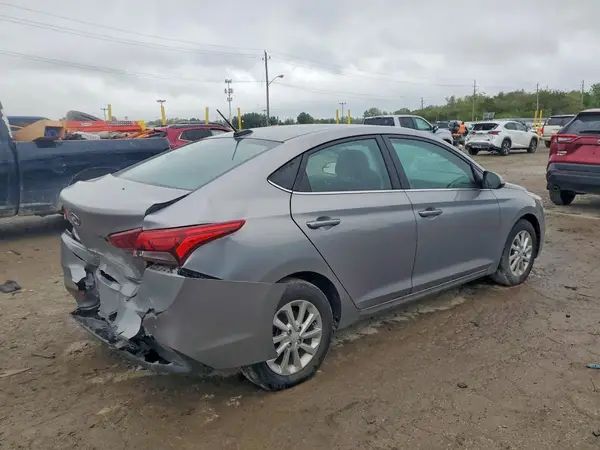 3KPC24A6XNE185979 — 2022 Hyundai Accent, фото 3 с аукциона Copart, Задняя часть