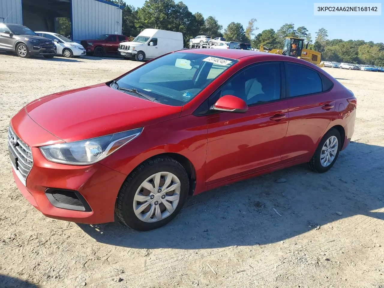 3KPC24A62NE168142 Hyundai Accent 2022 — повреждение Естественный износ, фото до ремонта