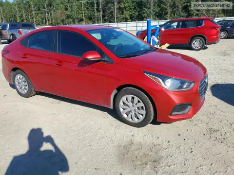 3KPC24A62NE168142 — 2022 Hyundai Accent, фото 4 с аукциона Copart, Естественный износ