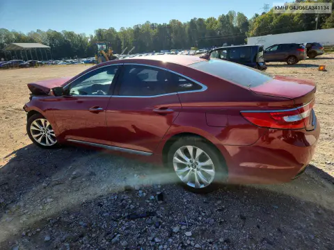 2014 Hyundai Azera Base VIN KMHFG4JG6EA341134 фото 2