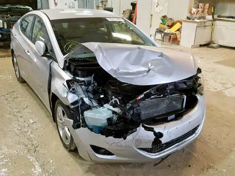 KMHDH4AE6CU324493 — 2012 Hyundai Elantra GL, Задняя часть (Rear End), фото до ремонта