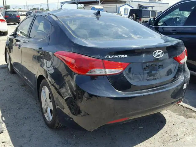 5NPDH4AE8DH437667 — 2013 Hyundai Elantra GL, фото 3 с аукциона Copart 13.08.2018, Передняя часть