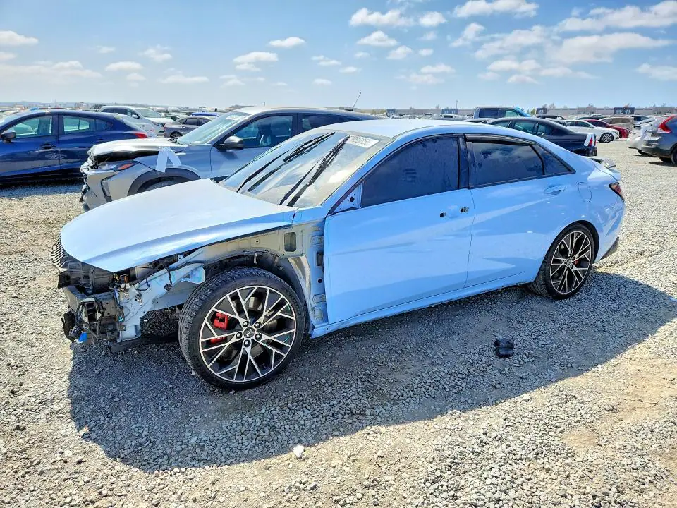 KMHLW4AK5PU010007 Hyundai Elantra N 2023 — повреждение Передняя часть, фото до ремонта