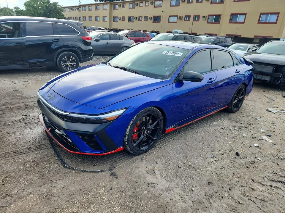 2024 HYUNDAI ELANTRA N VIN KMHLW4DK7RU019905 фото 1