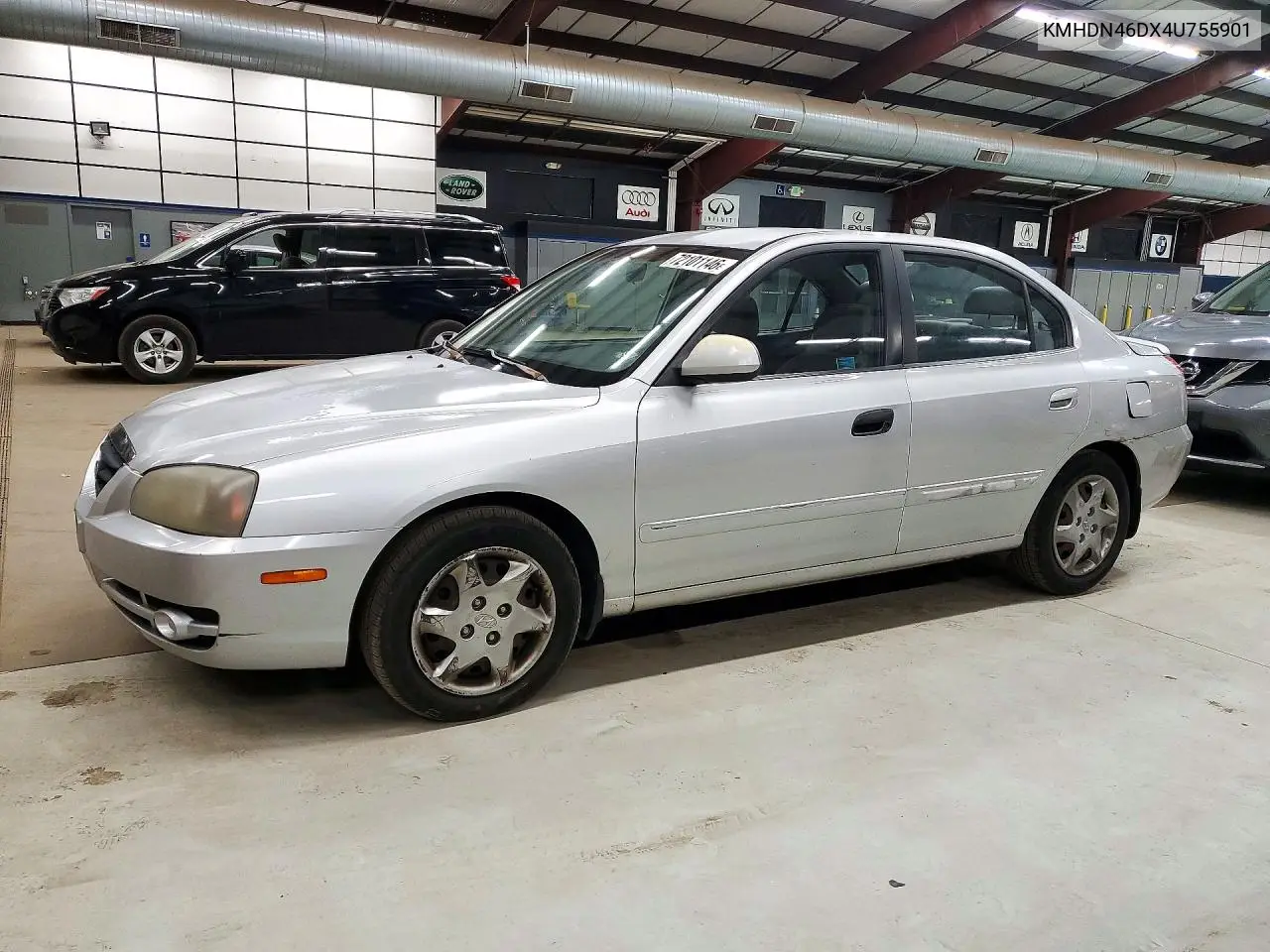 2004 Hyundai Elantra Gls VIN KMHDN46DX4U755901 фото 1