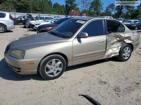 KMHDN46D45U197447 — 2005 Hyundai Elantra, Сторона, фото до ремонта