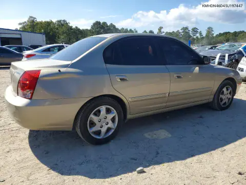 2005 Hyundai Elantra VIN KMHDN46D45U197447 фото 3