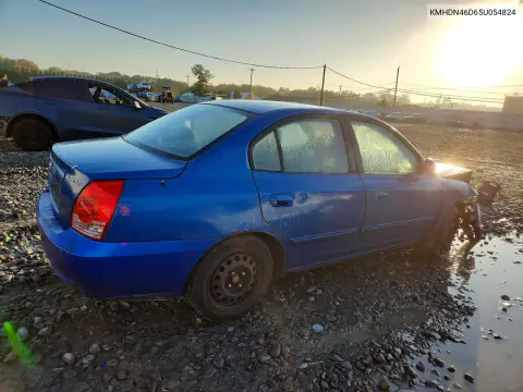 2005 Hyundai Elantra Gls VIN KMHDN46D65U054824 фото 3