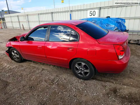 2005 Hyundai Elantra VIN KMHDN46D85V191506 фото 2