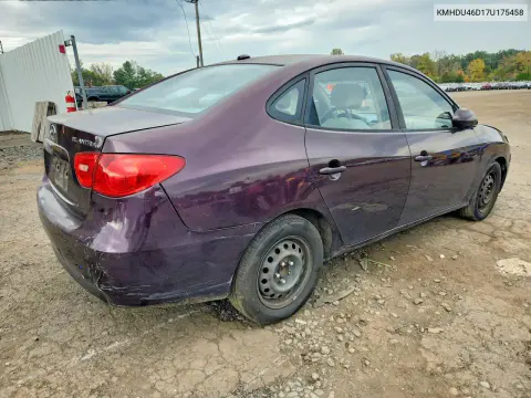 2007 Hyundai Elantra Gls VIN KMHDU46D17U175458 фото 3
