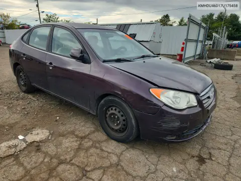 2007 Hyundai Elantra Gls VIN KMHDU46D17U175458 фото 4