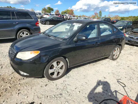 2007 Hyundai Elantra Gls VIN KMHDU46D77U100358 фото 1
