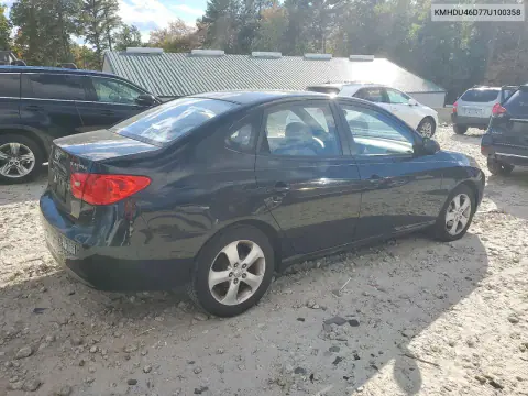 2007 Hyundai Elantra Gls VIN KMHDU46D77U100358 фото 3