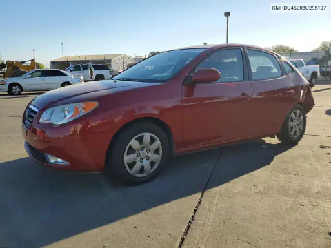 2008 Hyundai Elantra Gls VIN KMHDU46D08U295107 фото 1