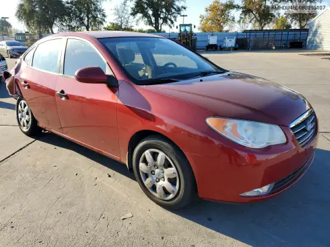 2008 Hyundai Elantra Gls VIN KMHDU46D08U295107 фото 4