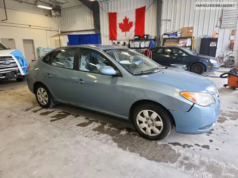 2008 Hyundai Elantra Gl VIN KMHDU45D88U483097 фото 4