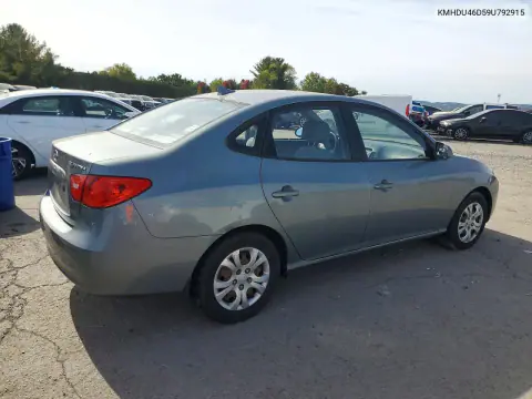 2009 Hyundai Elantra Gls VIN KMHDU46D59U792915 фото 3