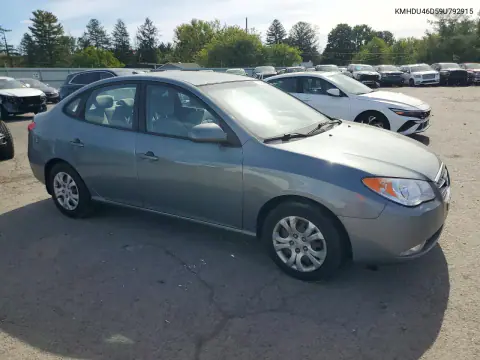 2009 Hyundai Elantra Gls VIN KMHDU46D59U792915 фото 4